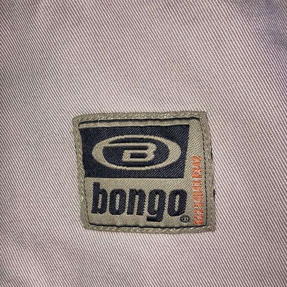 Vintage Y2K Juniors Size 9 Bongo No Waist X-Trim Flare Khakis - Picture 3 of 12